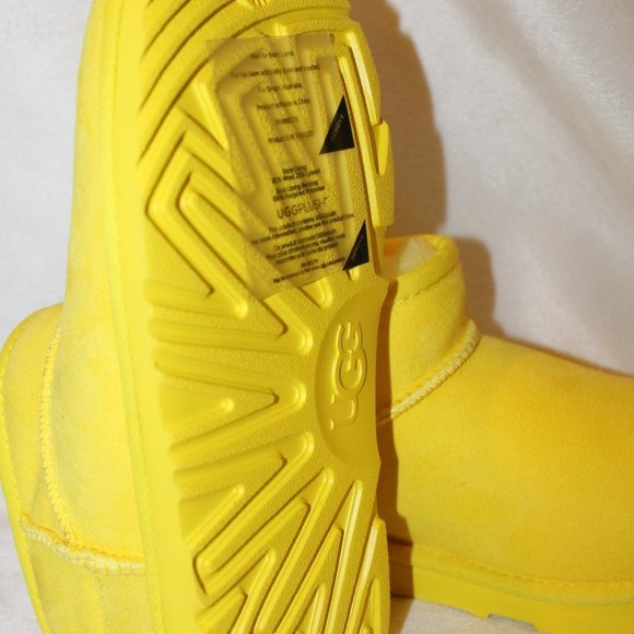 NIB UGG YOUTH 4 5 6 WOMEN'S 6 7 8 9 10 11 ULTRAMINI SUEDE SHEARLING ANKEL BOOTS - Picture 8 of 8